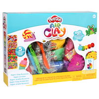 Play-Doh Air Clay Super Clay Bonanza with 15 Colours, Rainbow