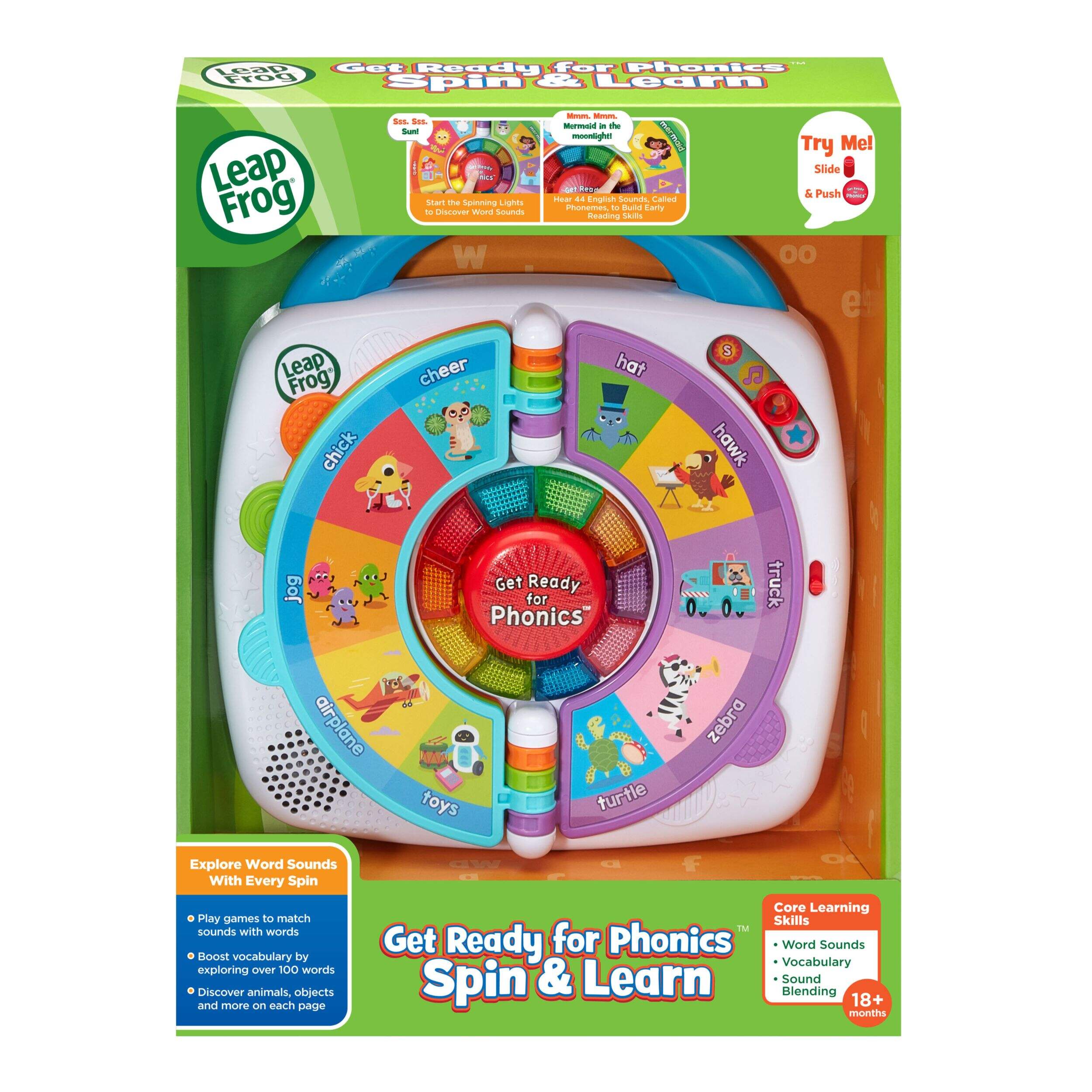 Leapfrog® Get Ready for Phonics™ Spin & Learn Front_Flat
