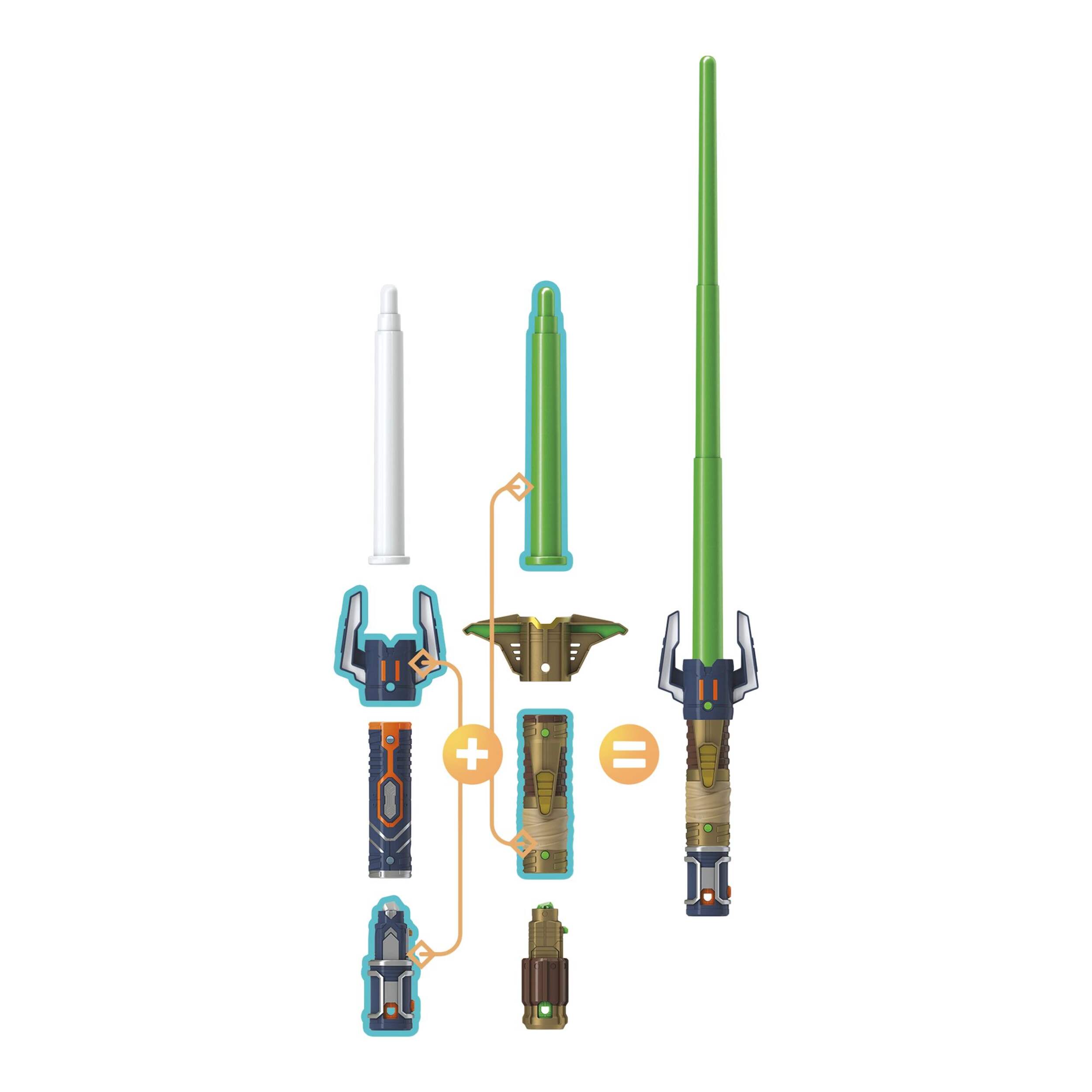 Sabre laser vert extensible Star Wars Forge Yoda Front_Flat