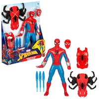 Marvel Thwip Blast Spider-Man Action Figure with Accessories, 11-in, Ages 5+ Composite_or_Mixed