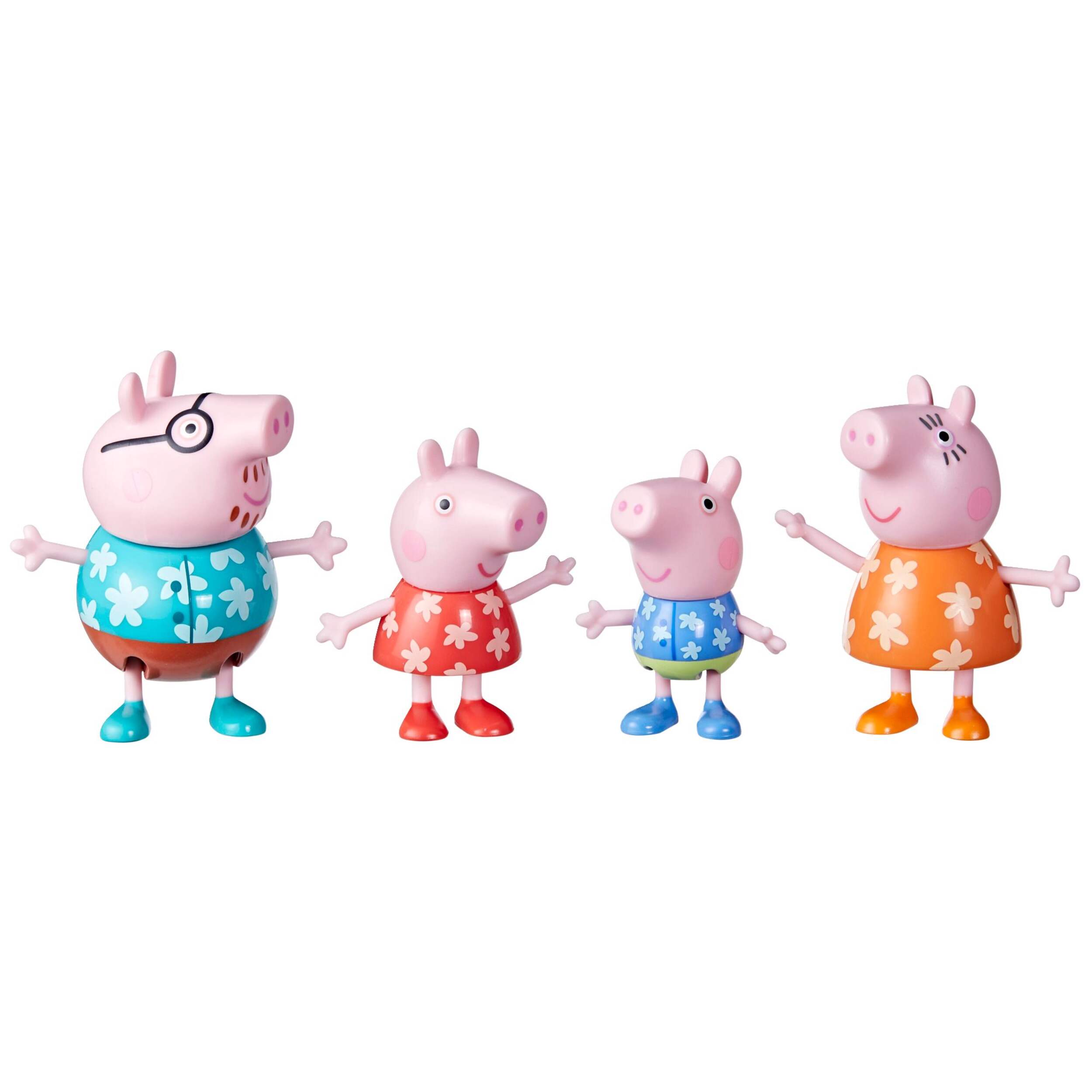 Peppa Pig Family Figure 4-Pack, Assorted Front_Flat
