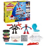 Play-Doh Marvel Spider-Man Launch & Slice Battle Playset with 2 Action Figures Composite_or_Mixed