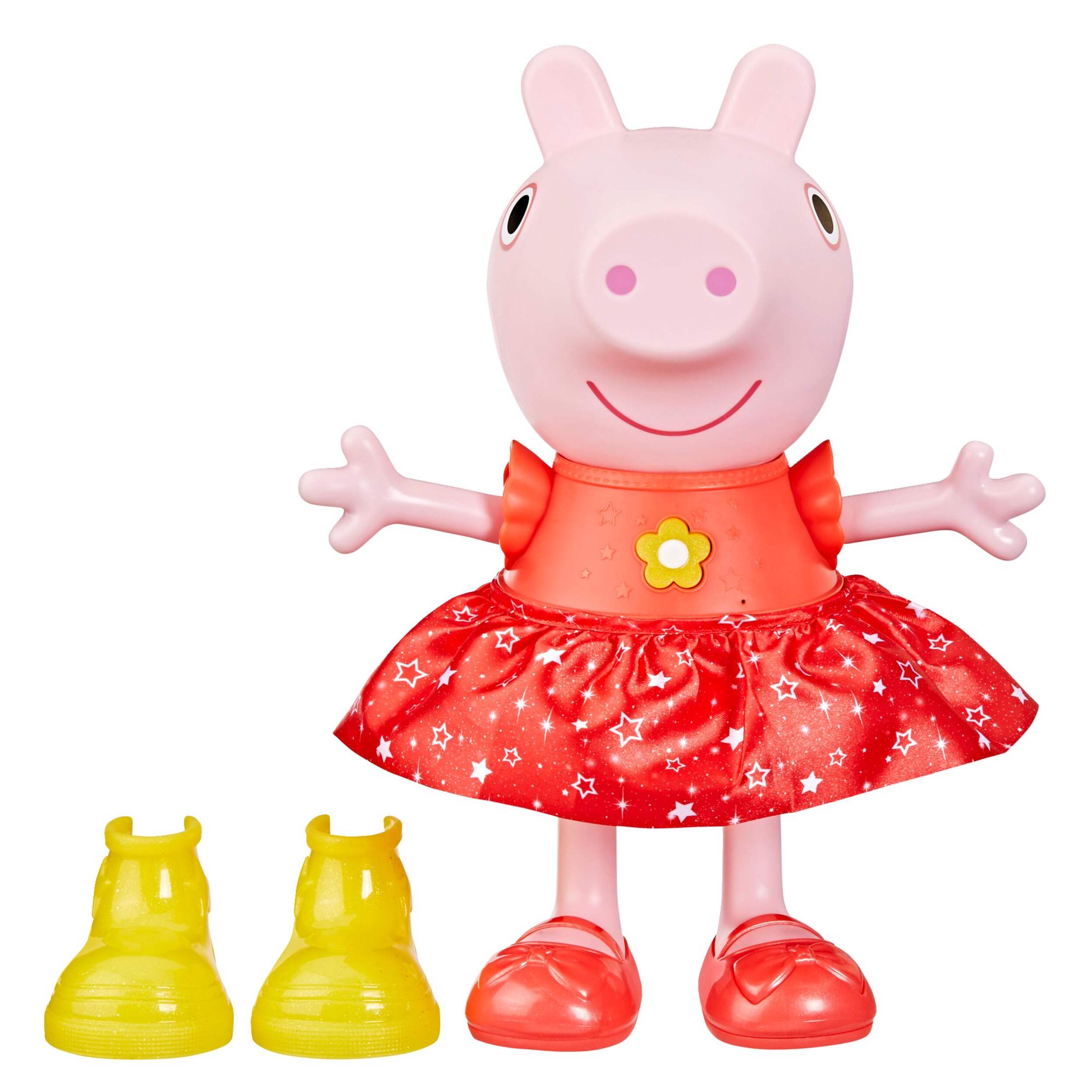 Peppa Pig Peppa’s Muddy Puddles Party Singing and Dancing Doll, English, Ages 3+ Front_Flat