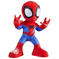 Spidey & His Amazing Friends Dance 'N Crawl Spidey Interactive Plush Toy, Ages 3+ Front_Angled_Right