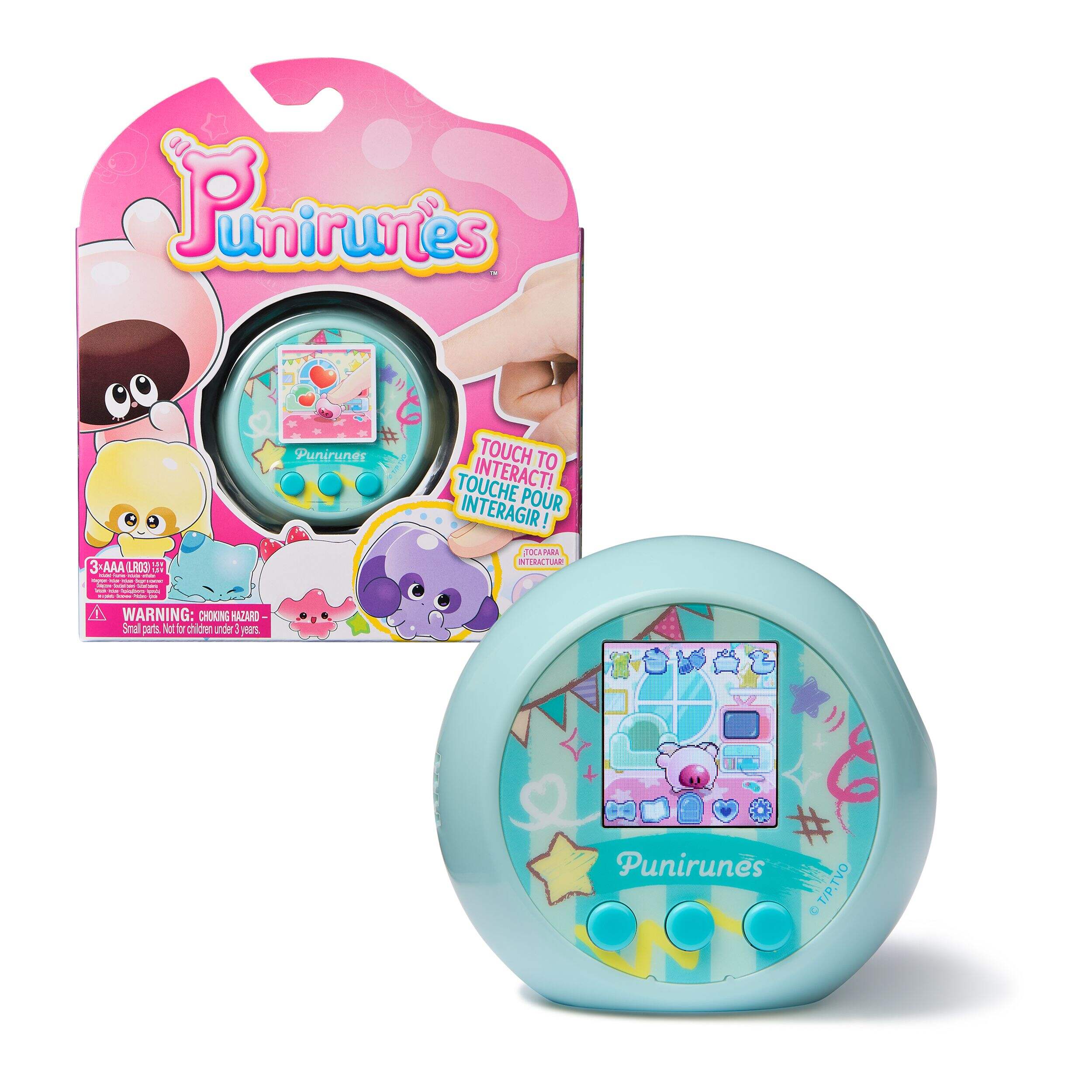 Spin Master Punirunes Interactive Toy Digital Pet, Battery-powered, Ages 3+,  Front_Flat