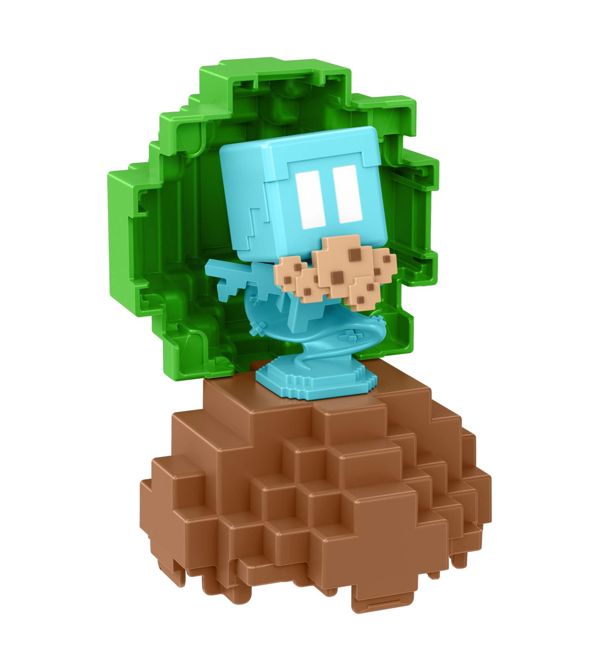 Minecraft Mini Mode Spawn Egg Figures Collection, Assorted Characters Front_Three_Fourths_Angled_Right