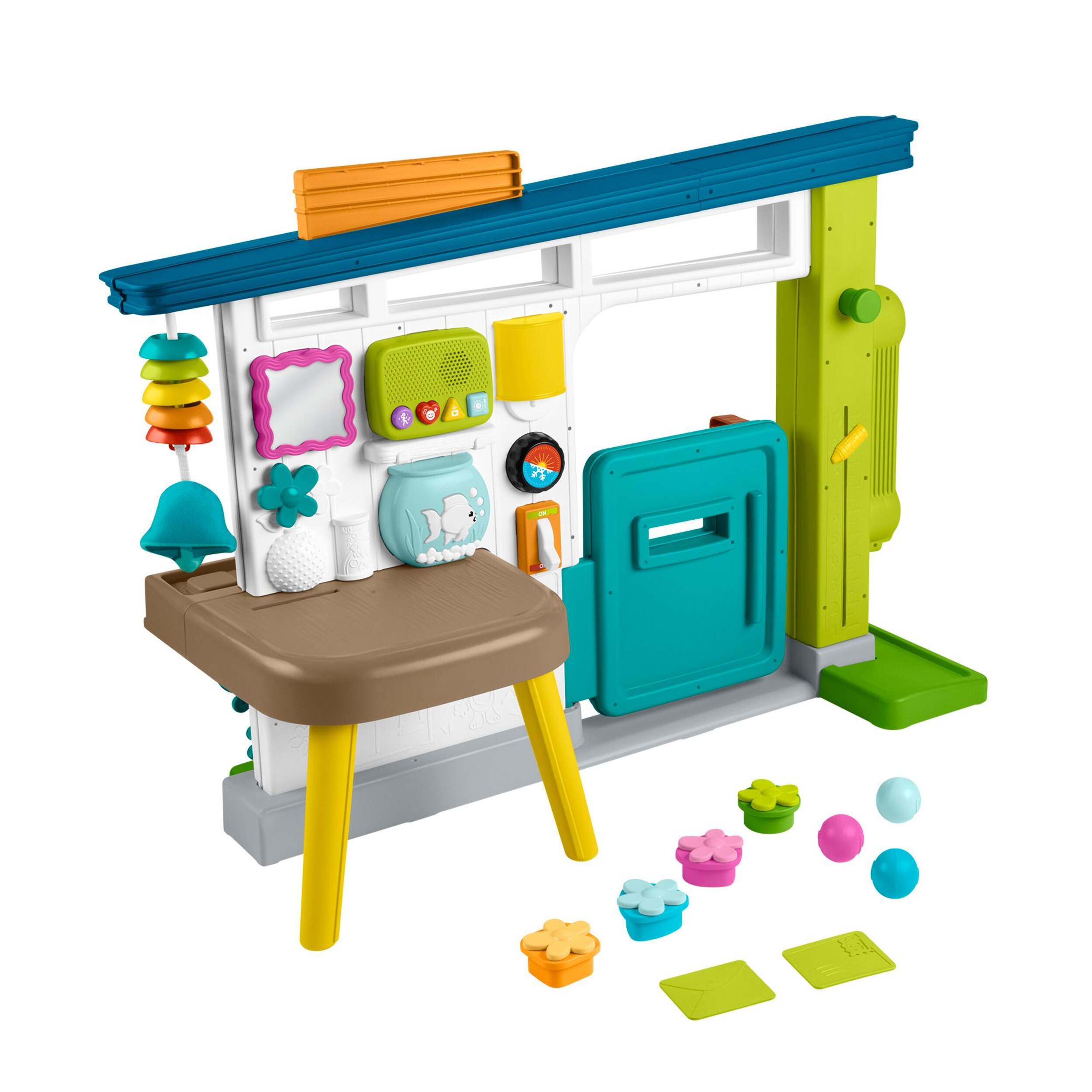 Fisher-Price Laugh & Learn Ultimate Playhouse, Baby & Toddler Electronic Learning Toy Front_Three_Fourths_Angled_Right