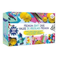 Danawares Premium Craft Case, A Craft Lover's Dream Starter Set with 1000+ Pieces