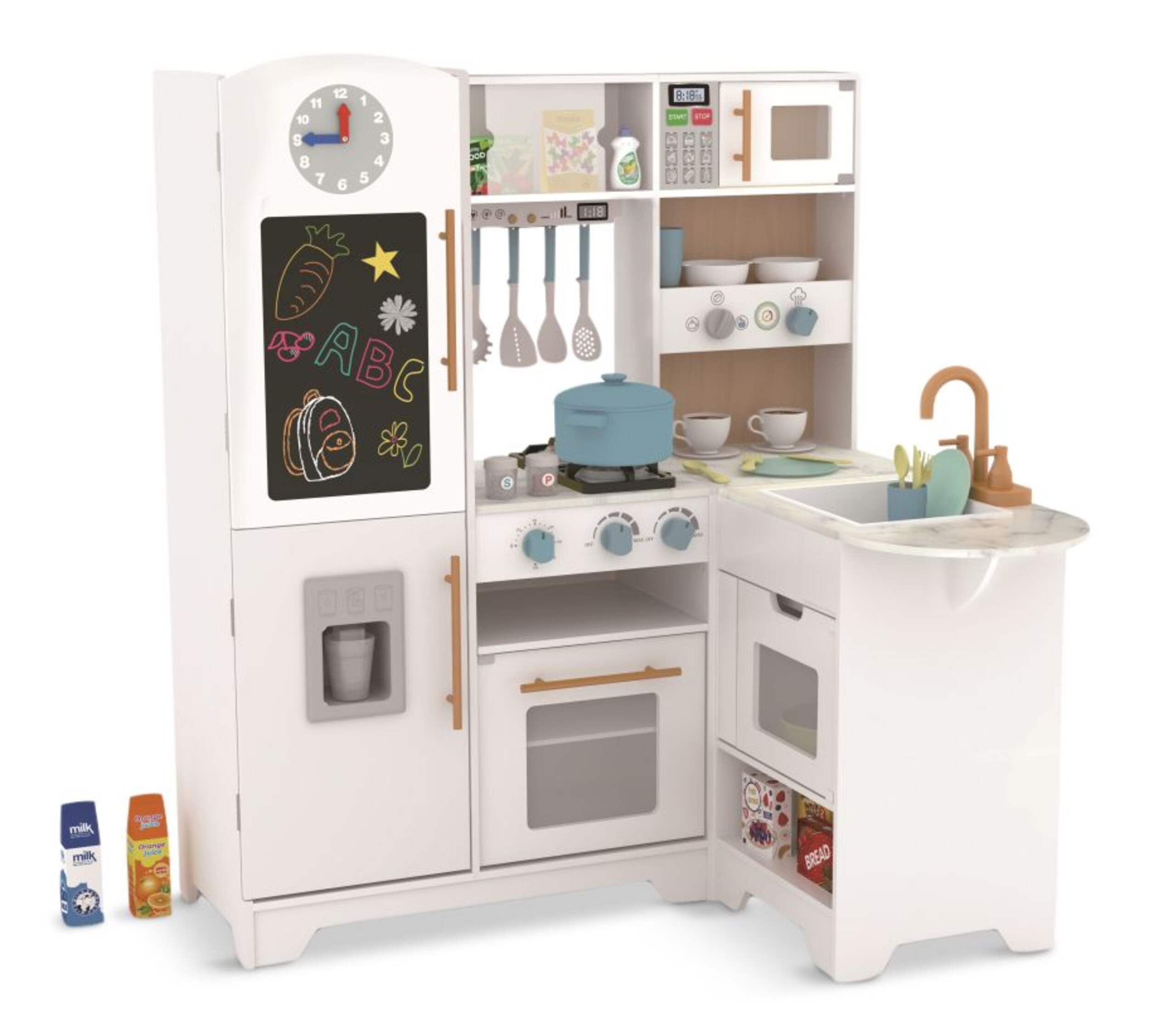 J’adore Kitchen Play Center with Lights & Sounds, Ages 3+ Front_Angled_Left