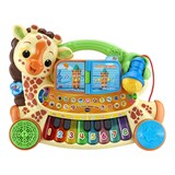 VTech Zoo Jamz Giraffe Piano (English Version), Battery Operated, Microphone included Front_Flat