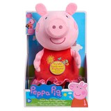 Peppa Pig Great Day for Giggles Peppa Plush Stuffed Animal Toy, 9-in Front_Flat
