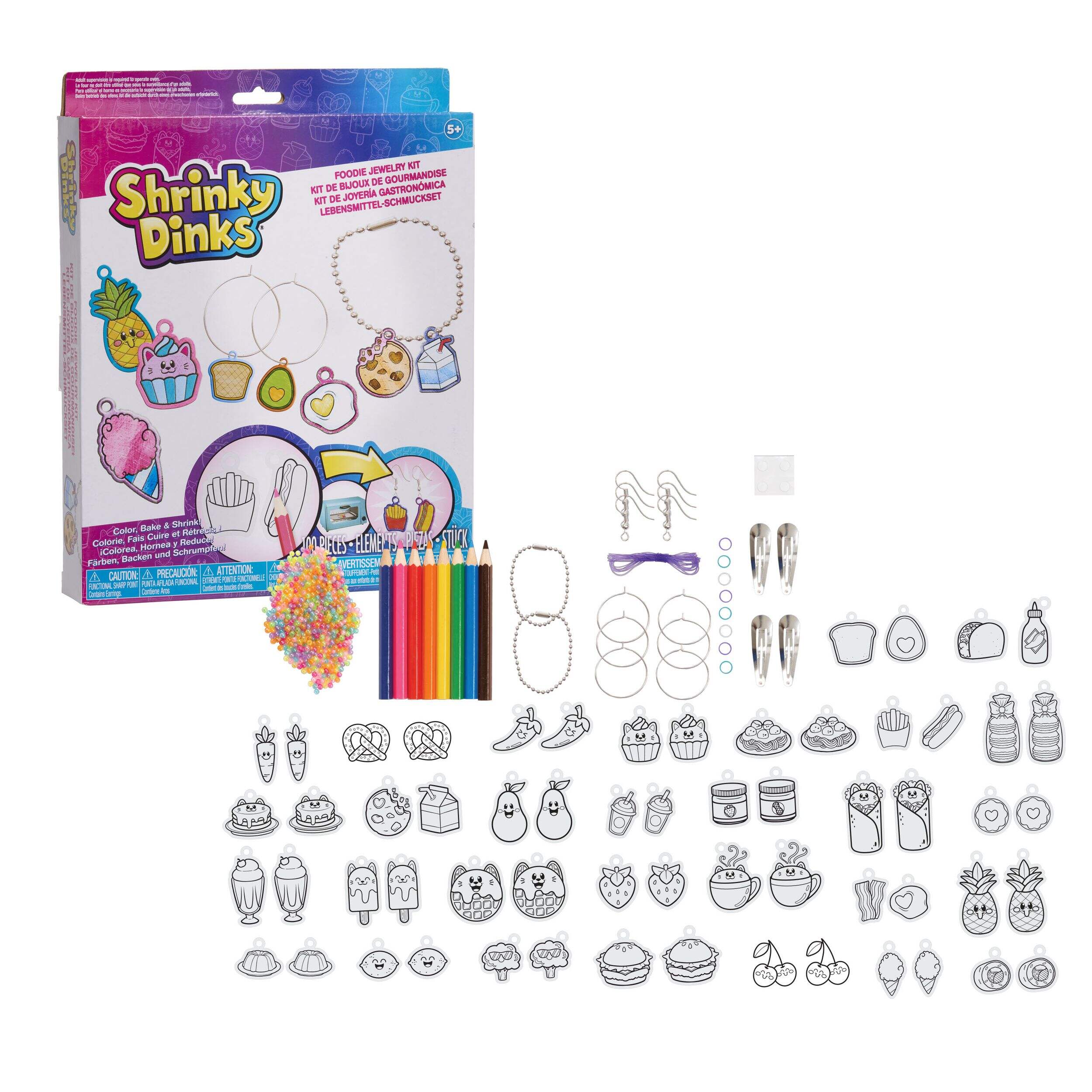 Shrinky Dinks Foodie Jewelry Kit Composite_or_Mixed