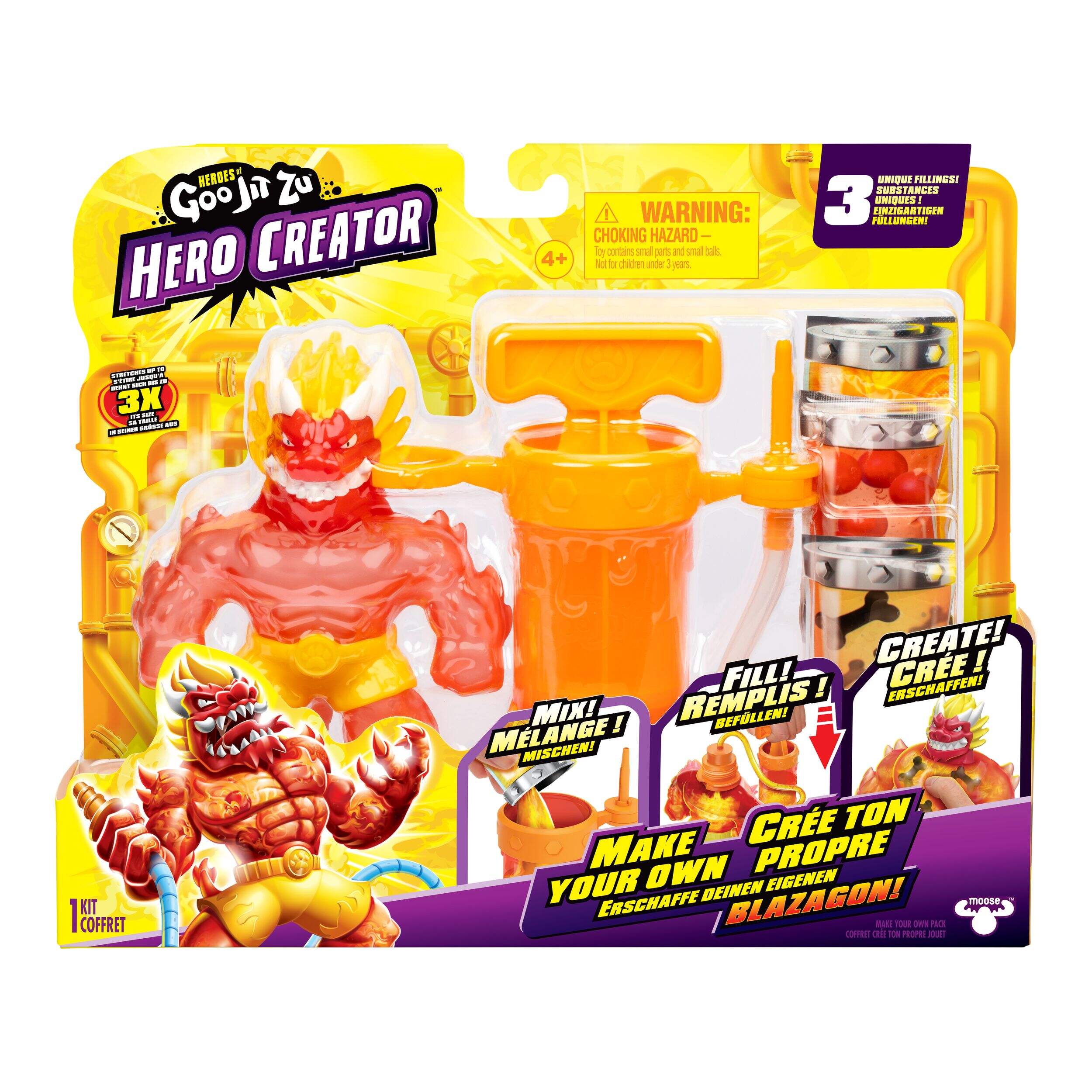 Moose Heroes of Goo Jit Zu Hero Creator Make Your Own Pack Thrash Playset, Ages 4+ Front_Flat