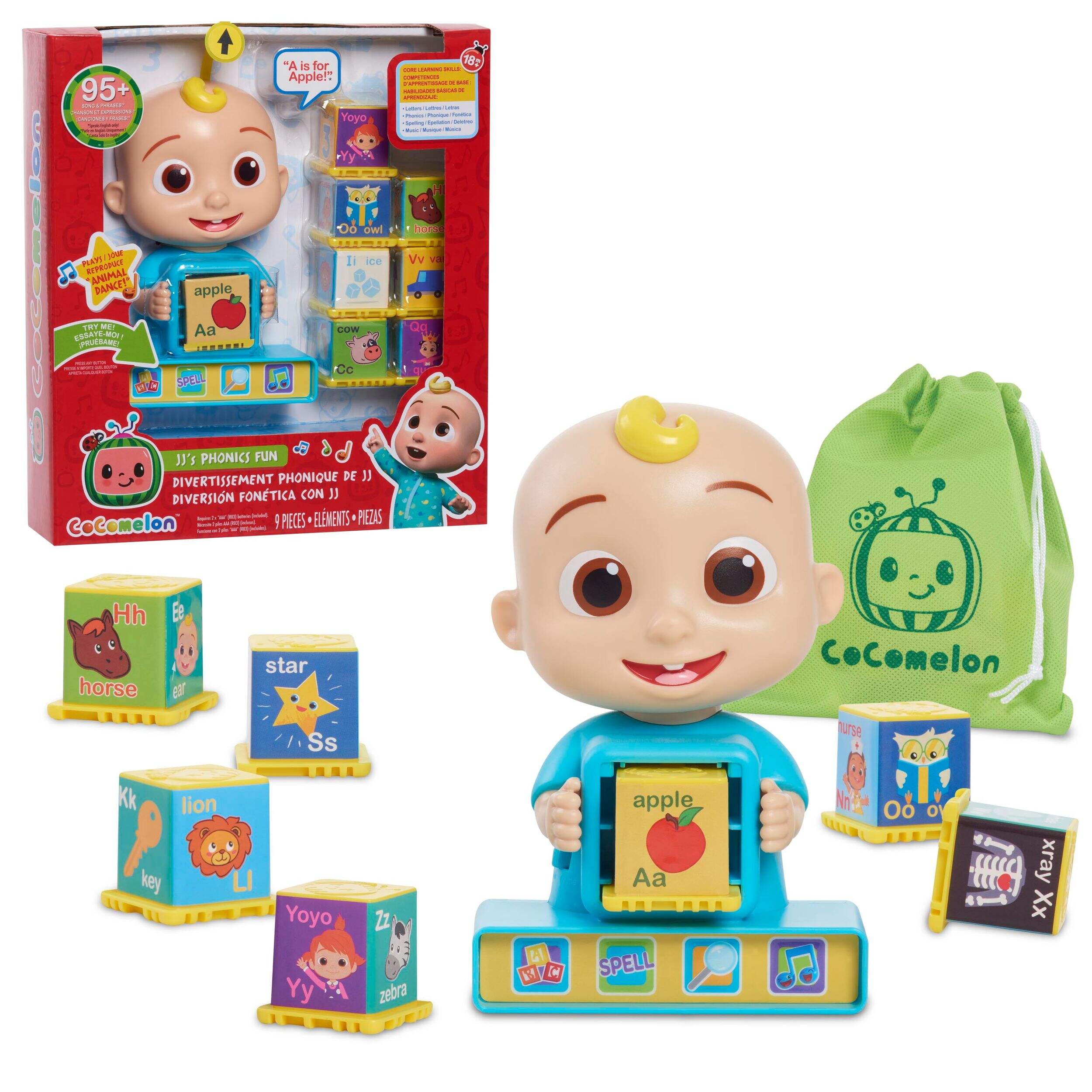 Cocomelon JJ Phonics Fun Console, Battery Operated, 18m+ Composite_or_Mixed