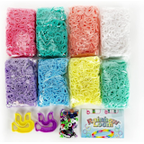 Ensemble de fabrication de bracelets Rainbow Loom Pastel Treasure Box