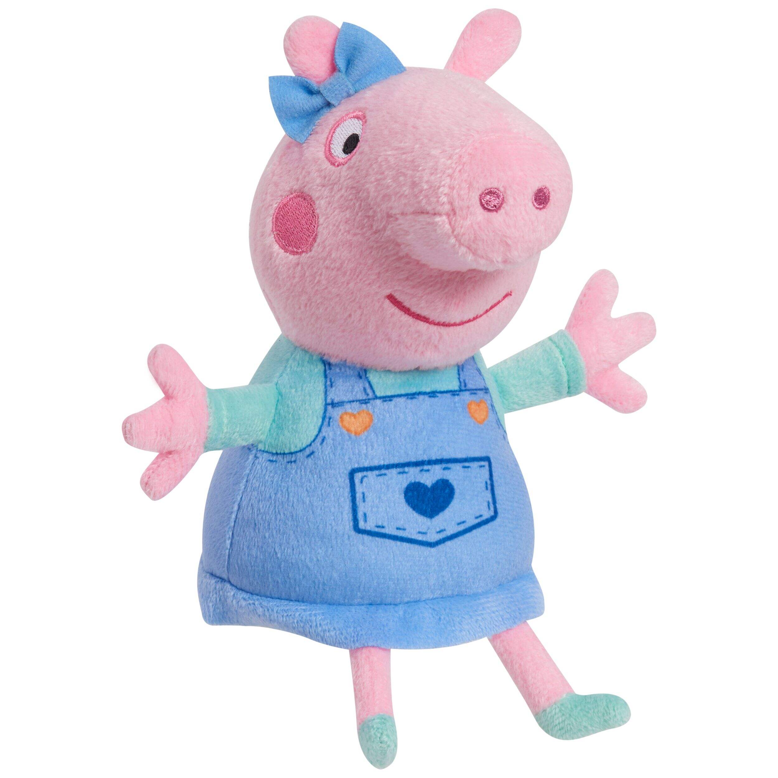 Peppa Pig Small Plush Toy, Assorted, 8-in Front_Three_Fourths_Angled_Right