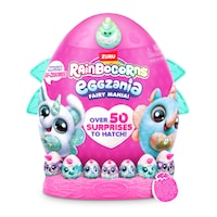 Zuru Rainbocorn Eggzania Fairy Mania - Series 1 - Large Soft Plush, Ages 3+ Front_Flat