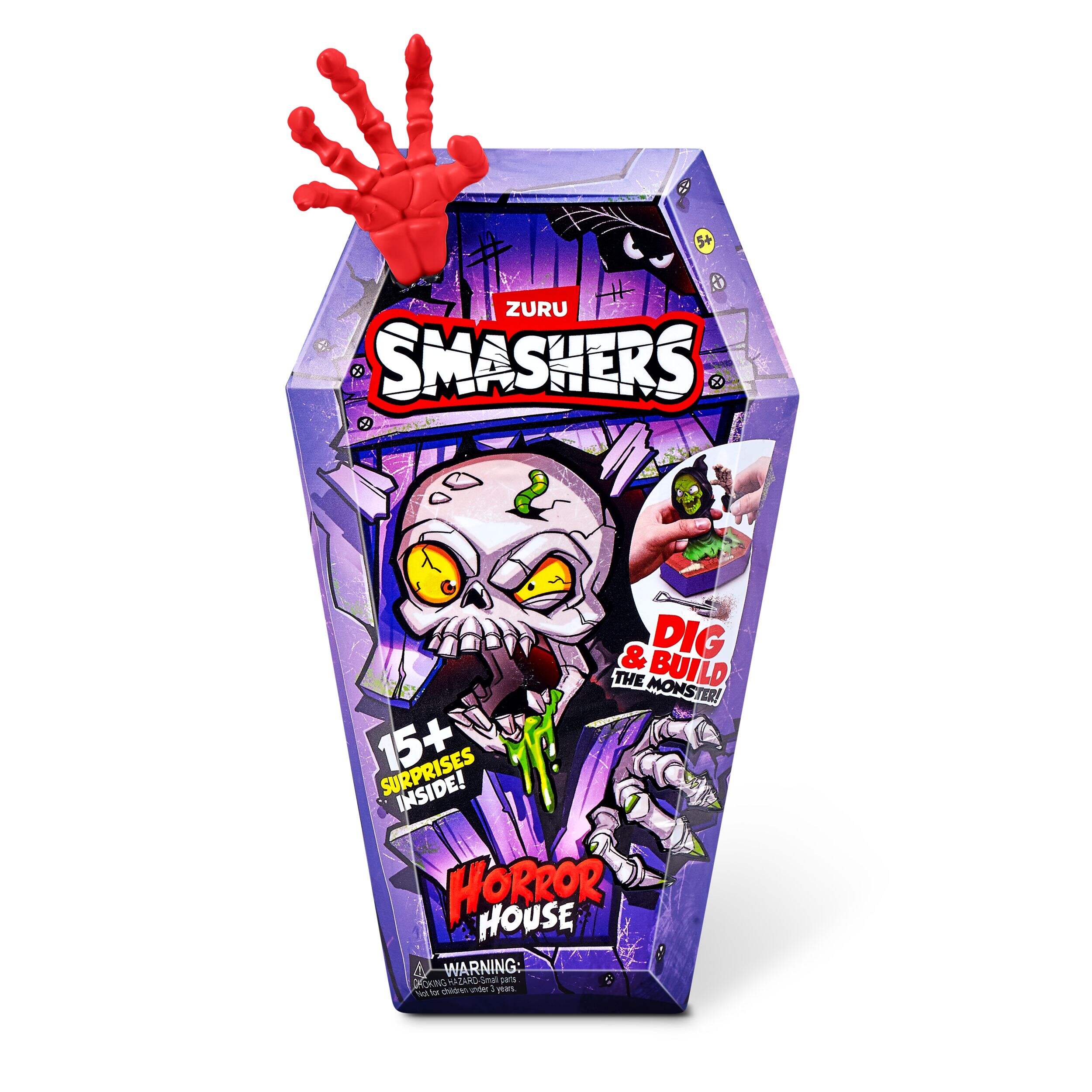 Zuru Smashers Horror House Series 1 Large Zombie House with 15+ Surprises, Ages 5+ Front_Flat