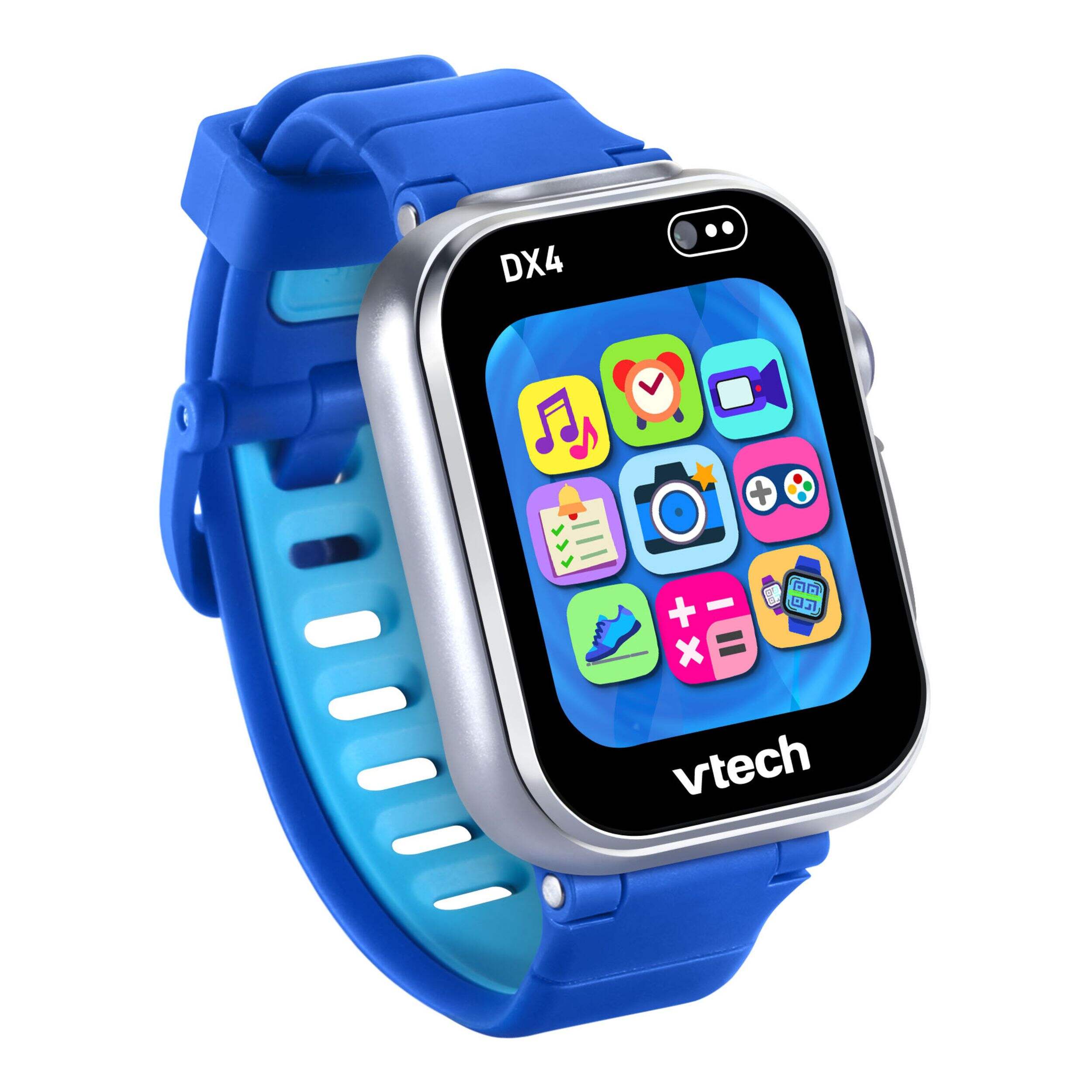 VTech® Kidizoom® Smartwatch Dx4 with Dual Cameras, Ages 4+, Blue Front_Three_Fourths_Angled_Right