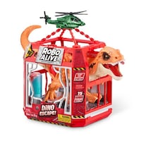 Zuru Robo Alive Dino Escape Series 1 Dinosaur Playset Front_Angled_Left