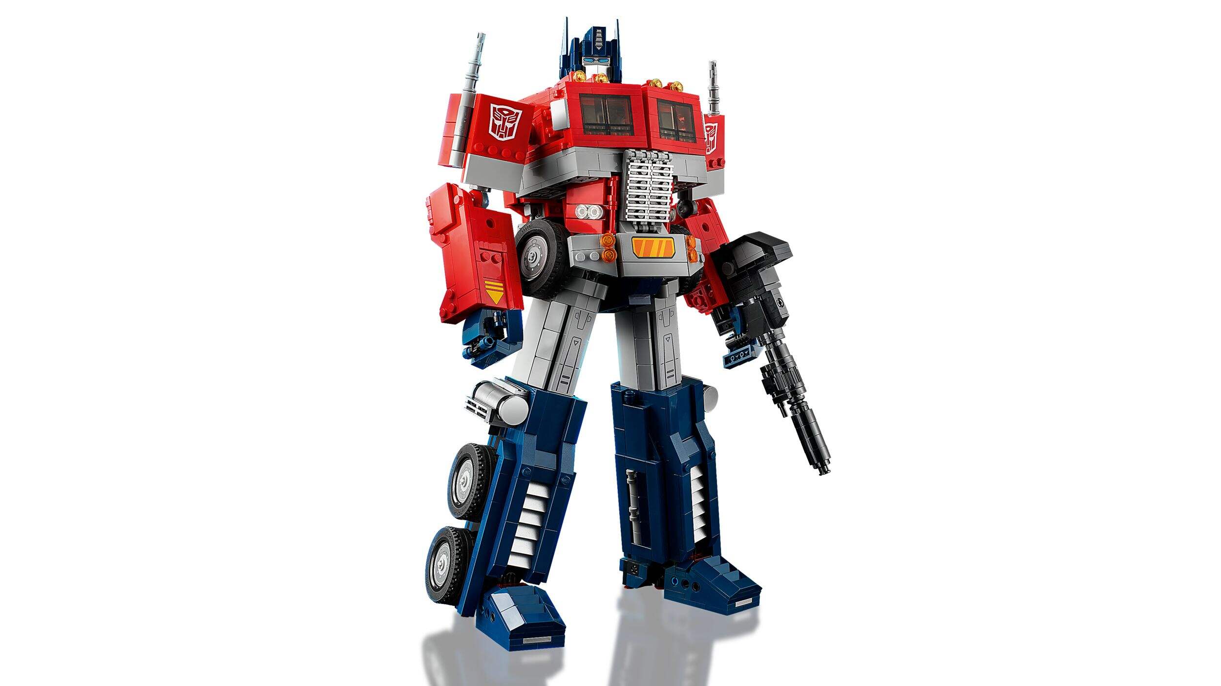 LEGO® Icons Optimus Prime, Transformers Robot Model Set - 10302 Front_Three_Fourths_Angled_Right