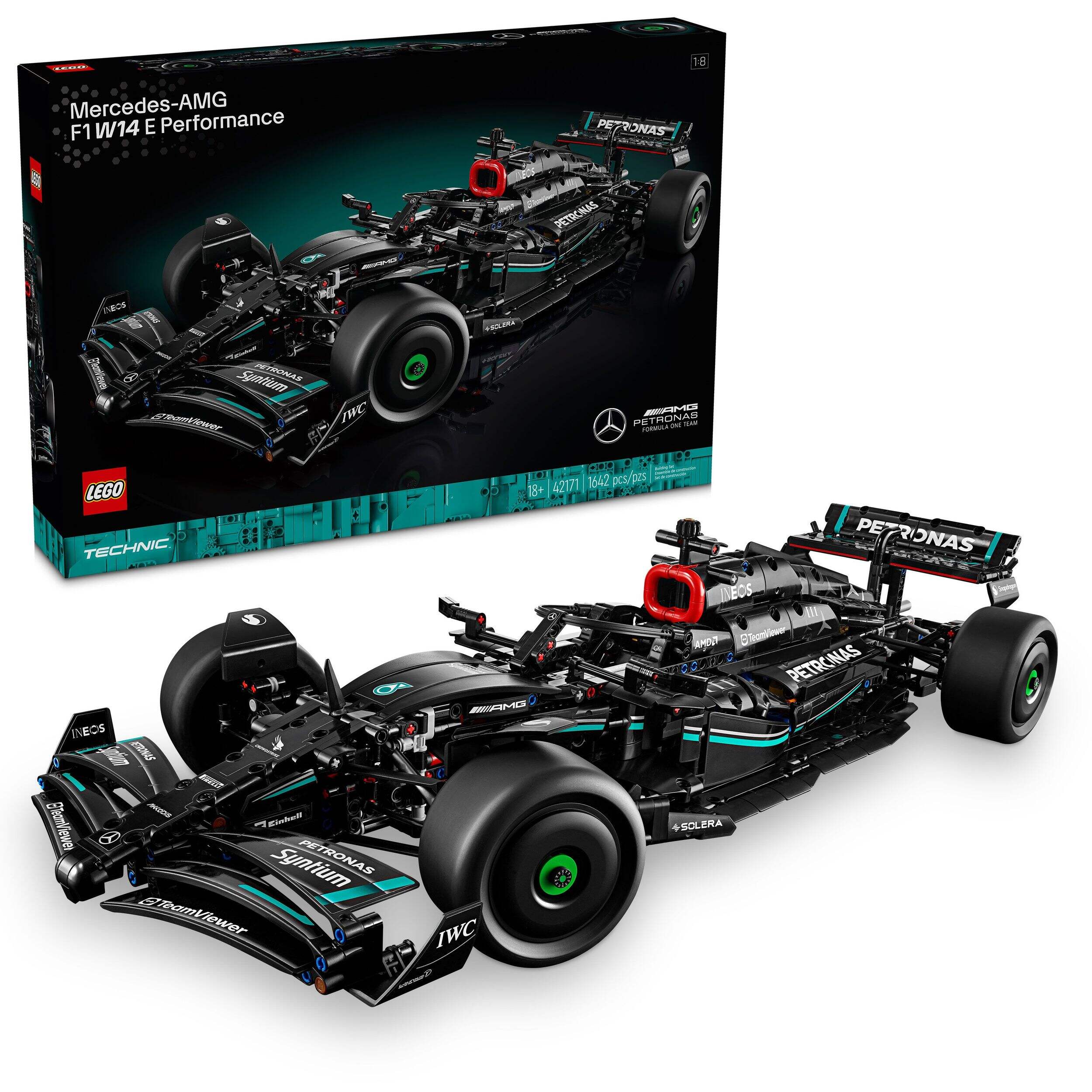 LEGO® Technic Mercedes-AMG F1 W14 E Performance Set- 42171, 1643-pcs, Ages 18+ Composite_or_Mixed