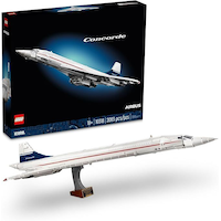 LEGO® Icons Concorde Model Plane Building Set - 10318, 2083-pcs, Ages 18+ Composite_or_Mixed