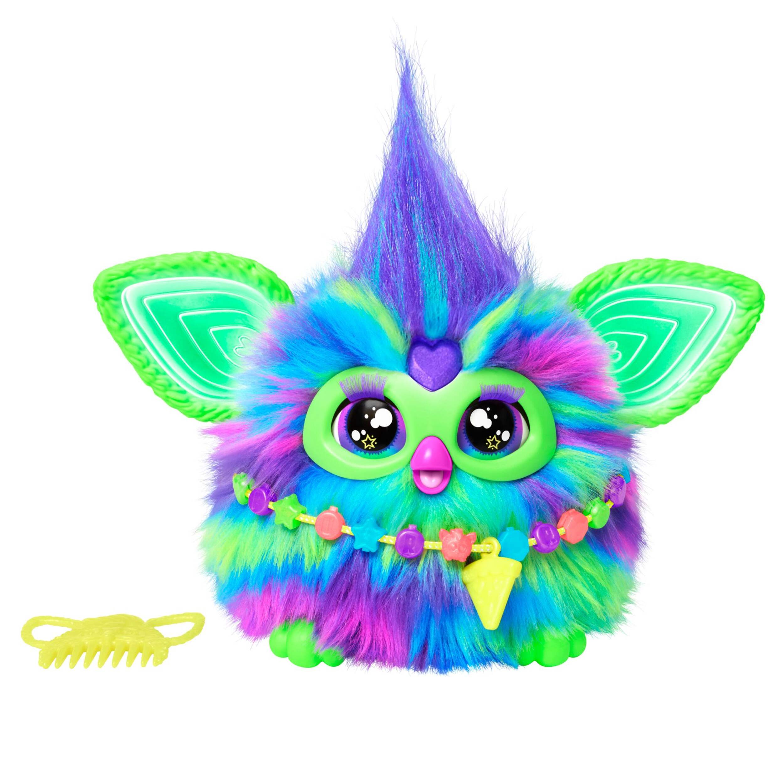 Hasbro Furby Aurora Interactive Plush Toy Electronic, English Version, Ages 6+ Front_Flat