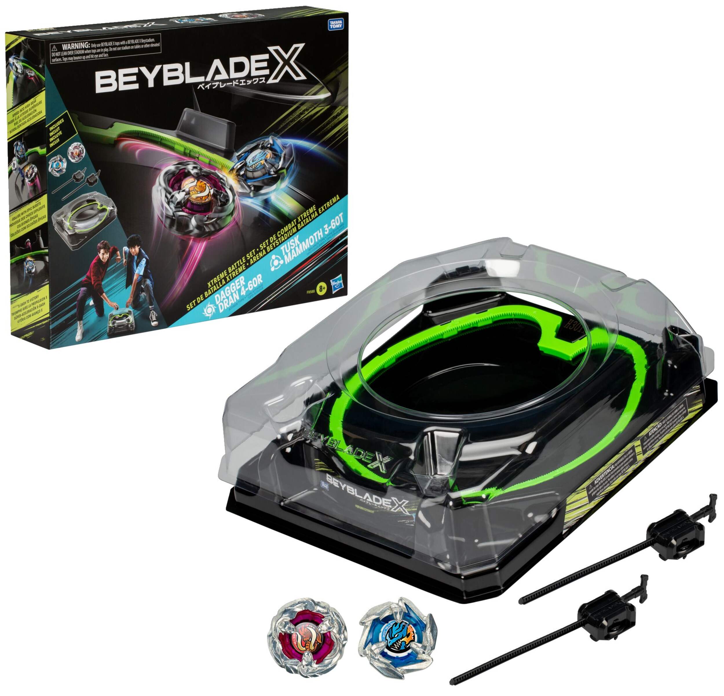 BeyBlades X Xtreme Battle Set, 5-pc, Ages 8+  Composite_or_Mixed