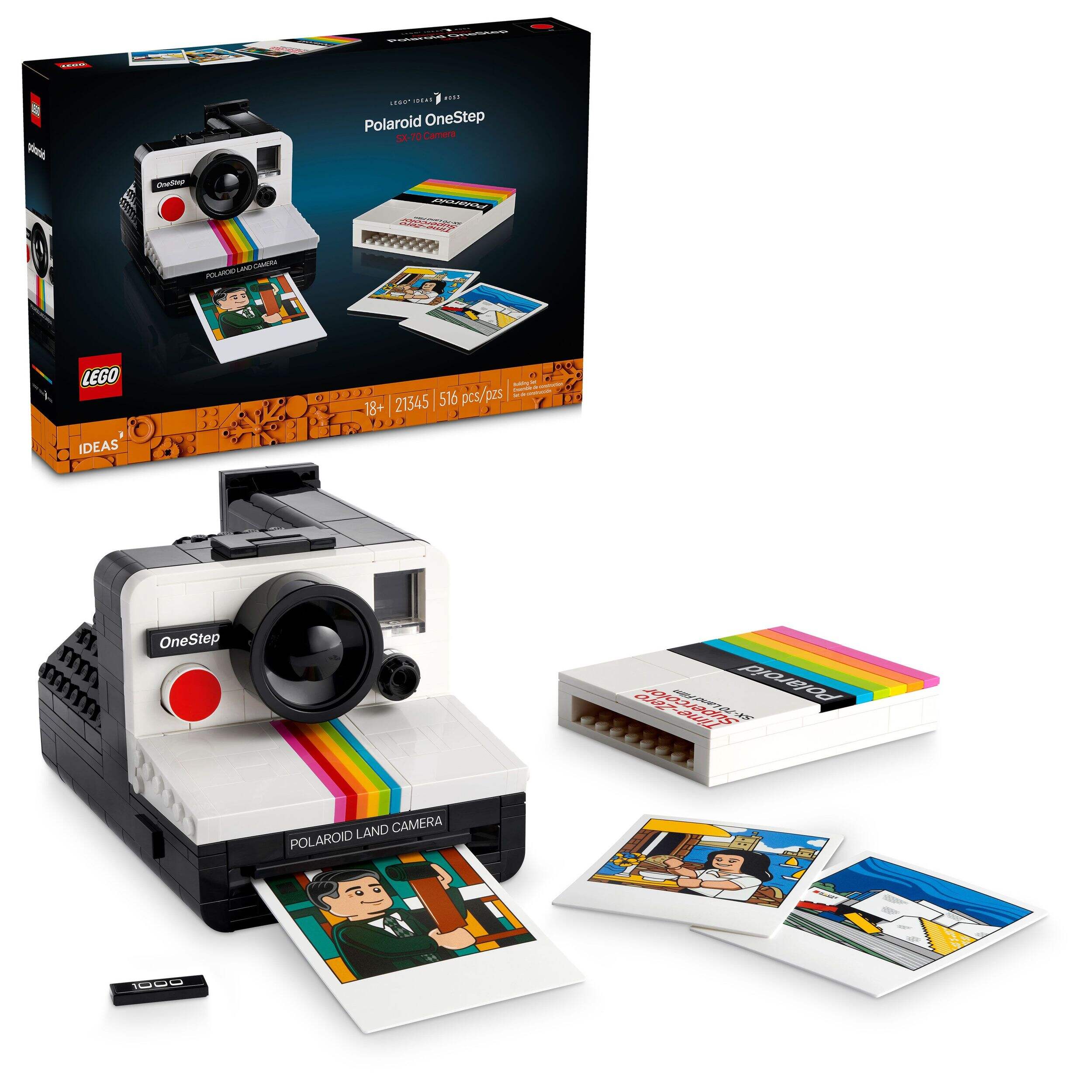LEGO® Ideas Polaroid OneStep SX-70 Camera - 21345 Composite_or_Mixed