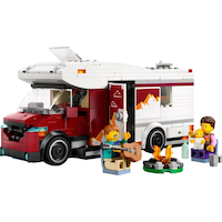 LEGO City Fourgonnette camping d'aventure des fêtes, 60454 Front_Angled_Left