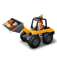 LEGO City Chargeuse sur pneus de construction jaune, 60450 Front_Angled_Left