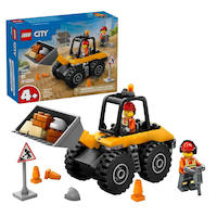 LEGO® City Yellow Construction Wheel Loader - 60450, 81-pcs, Ages 4+ Composite_or_Mixed