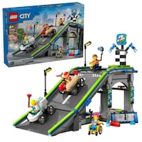 LEGO® City No Limits: Race Car Ramp Track  with Minifigures - 60460, 436-pcs, Ages 6+ Composite_or_Mixed