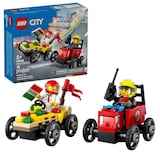 LEGO® City Pizza vs Fire Truck Race Car Pack - 60458, 70-pcs, Ages 5+ Composite_or_Mixed