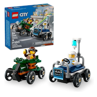LEGO® City Airplane vs Hospital Bed Race Car Pack - 60459, 70-pcs, Ages 5+