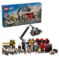 LEGO® My City Scrapyard with Cars Set - 60472, 871-pcs, Ages 7+ Composite_or_Mixed