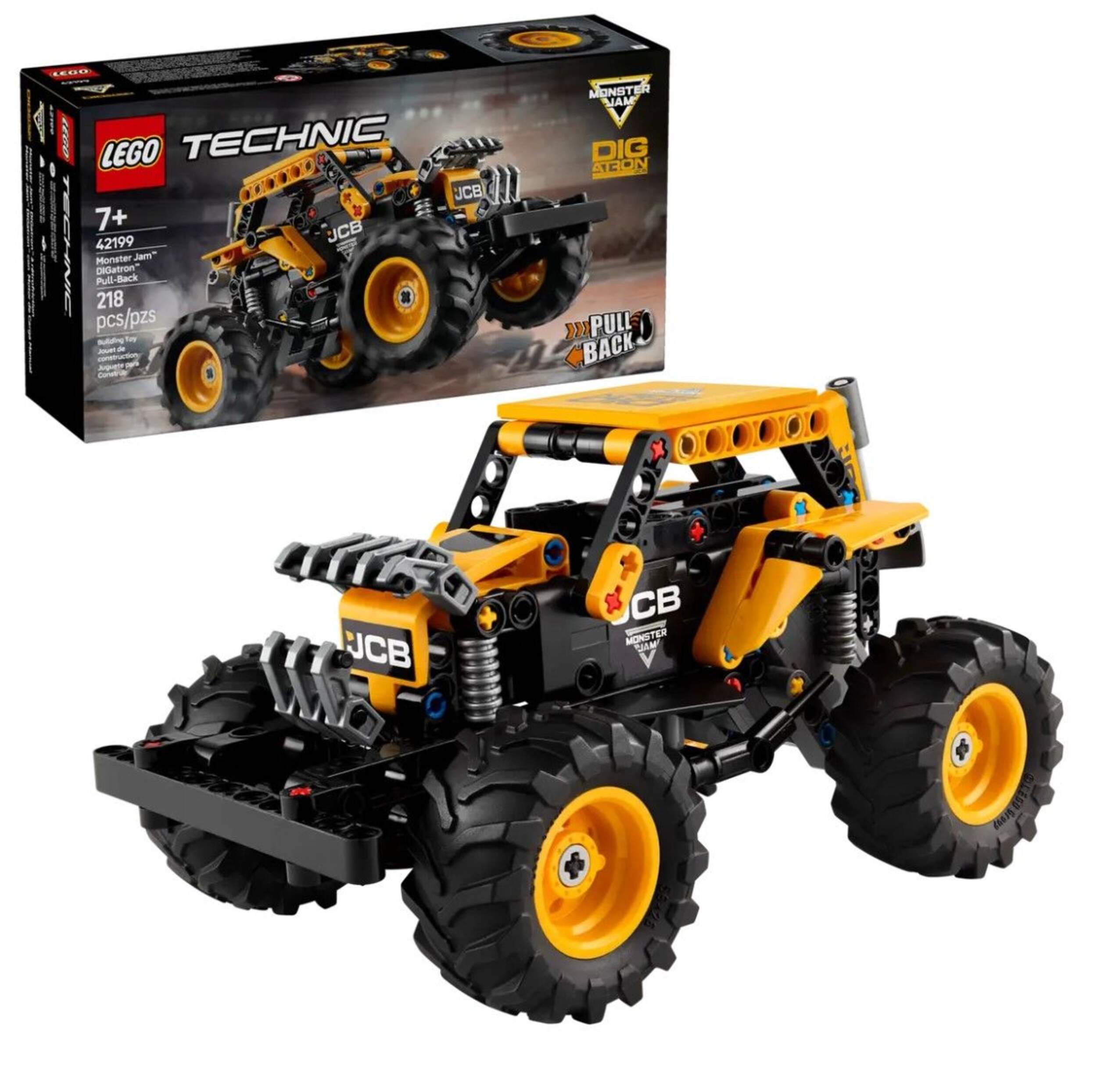 LEGO® Technic Monster Jam™ DIGatron™ Pull-Back - 42199, 218-pcs, Ages 7+ Composite_or_Mixed