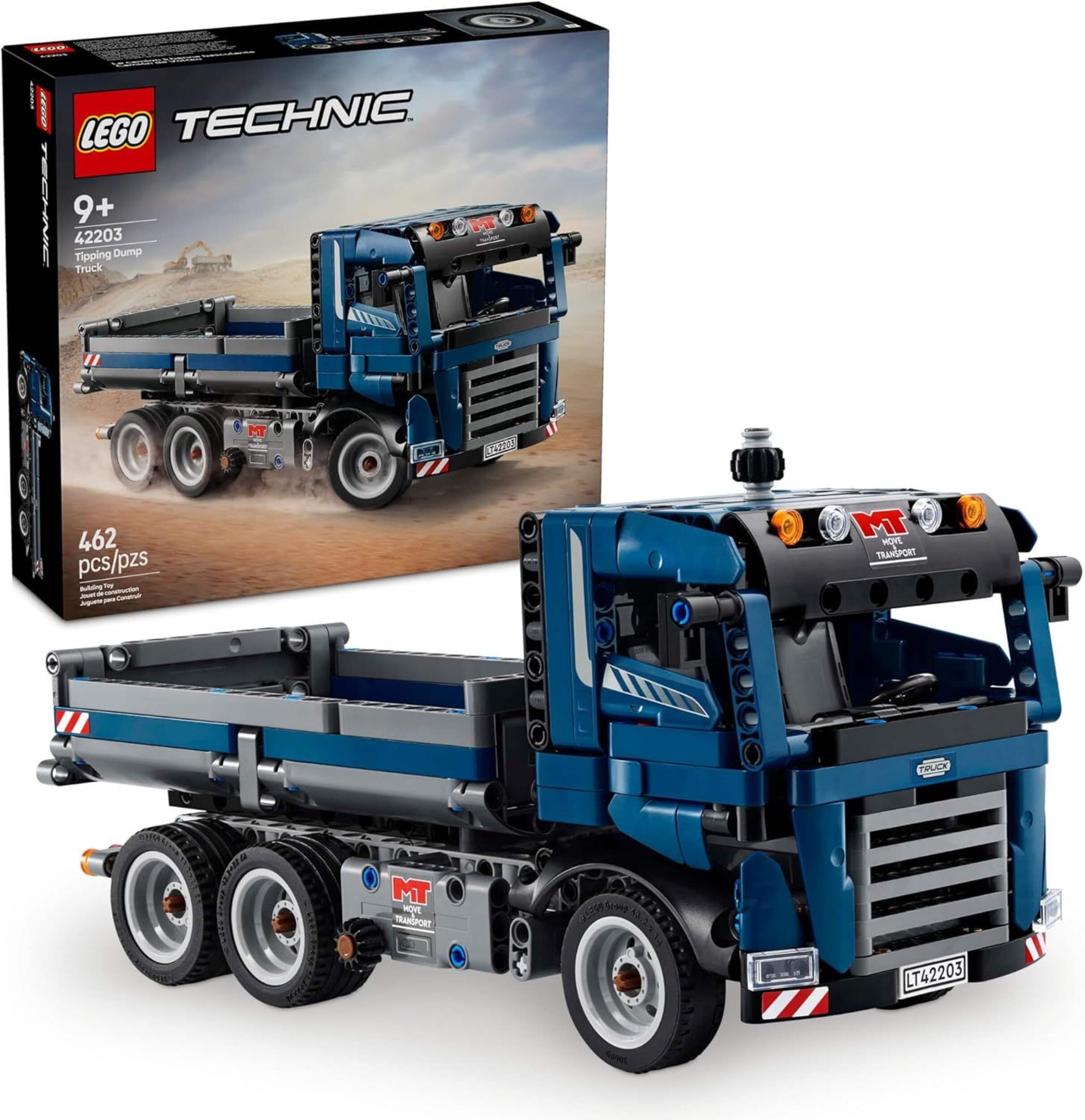 LEGO Technic Camion à benne basculant, 42203 Front_Angled_Right