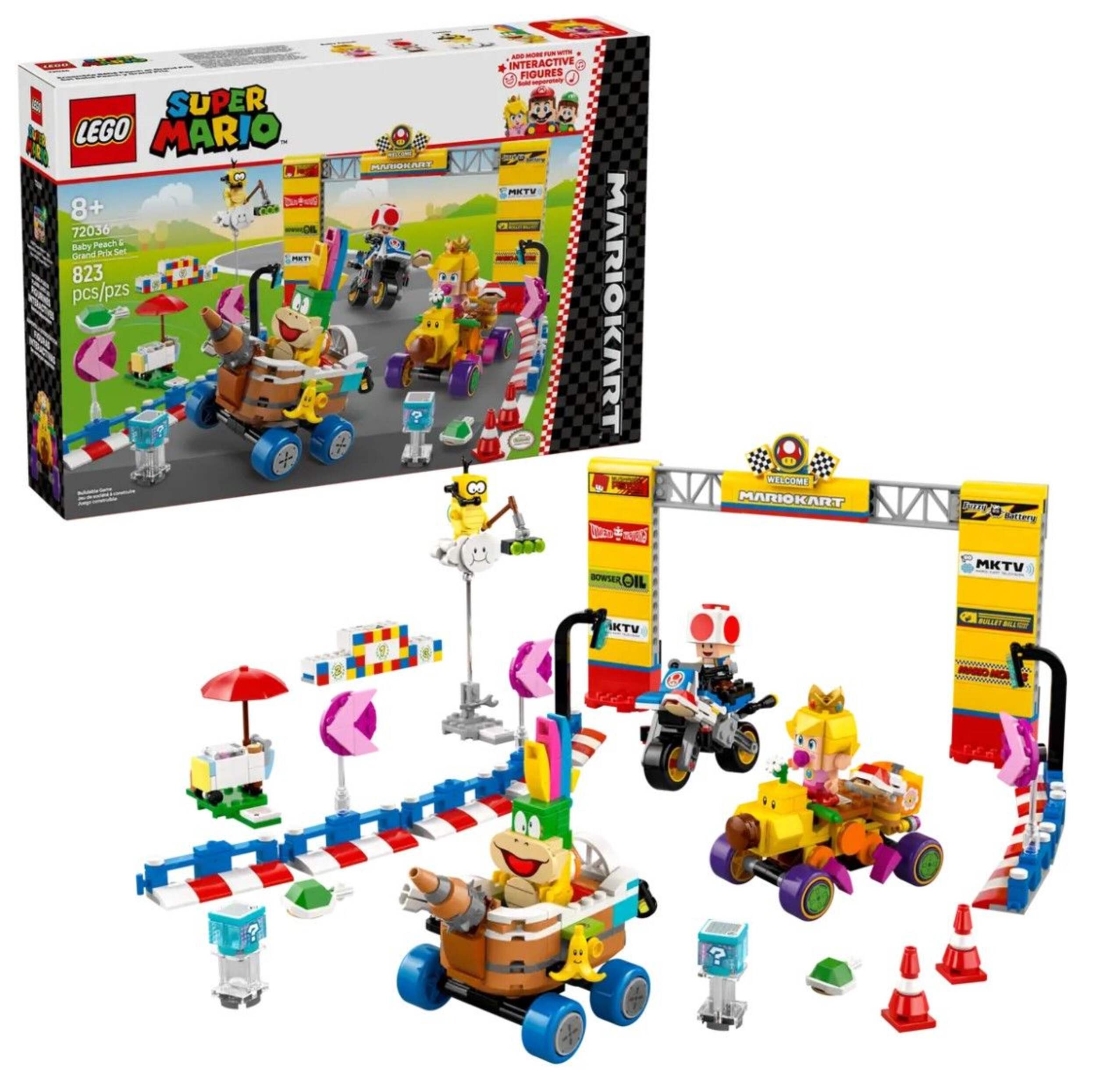LEGO Mario Kart Ensemble bébé Peach et Grand prix, 72036 Composite_or_Mixed
