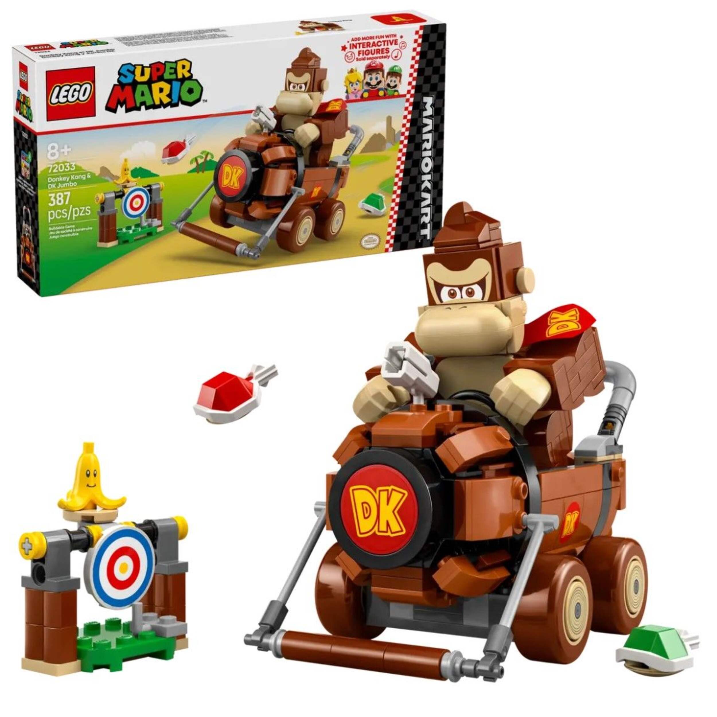 LEGO® Mario Kart™ Donkey Kong & DK Jumbo - 72033, 387-pcs, Ages 8+ Composite_or_Mixed