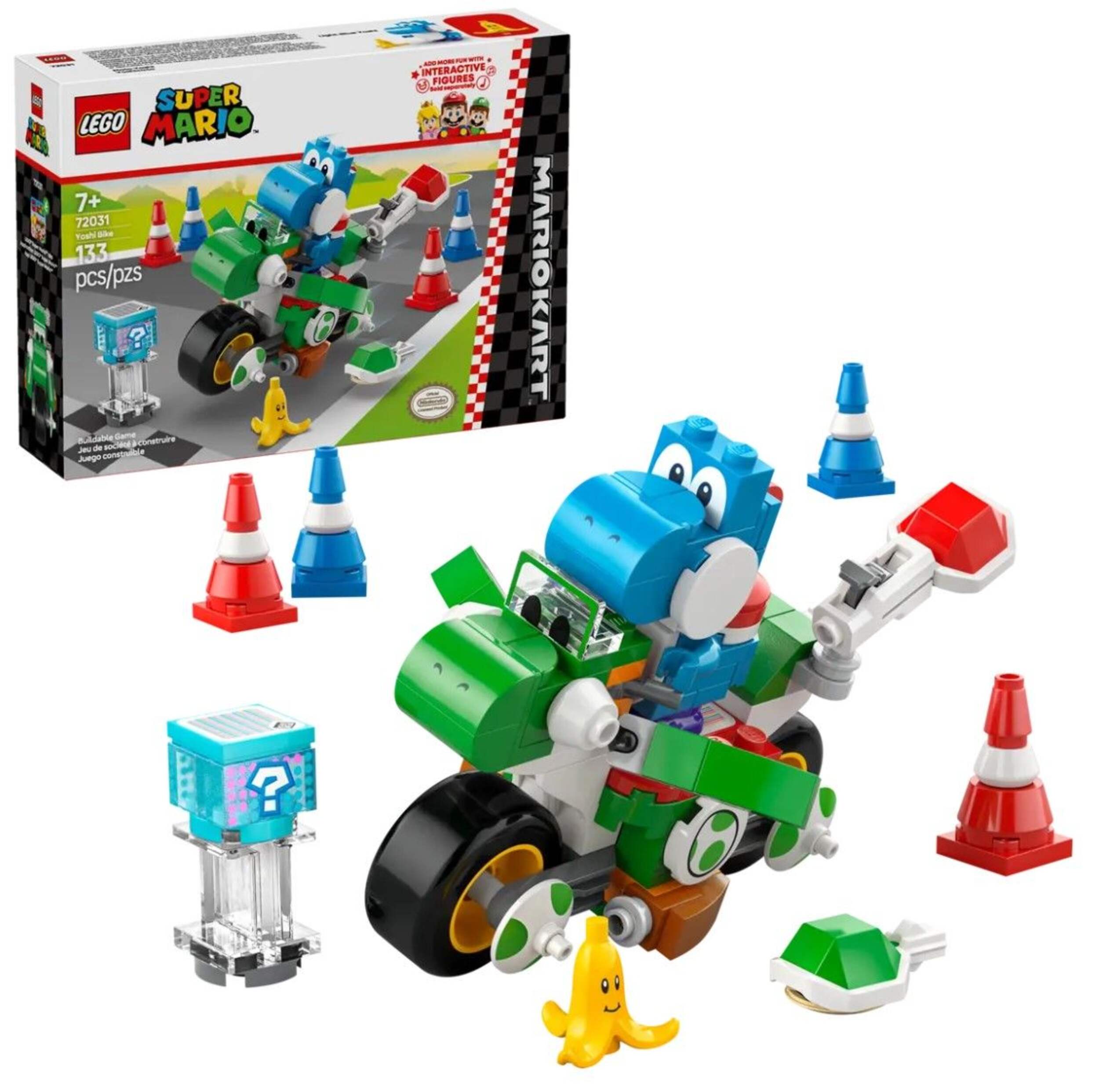 LEGO Super Mario : Mario Kart, Moto de Yoshi 72031 Composite_or_Mixed