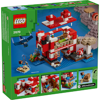 LEGO Minecraft La maison champignon, 21270 Front_Angled_Right