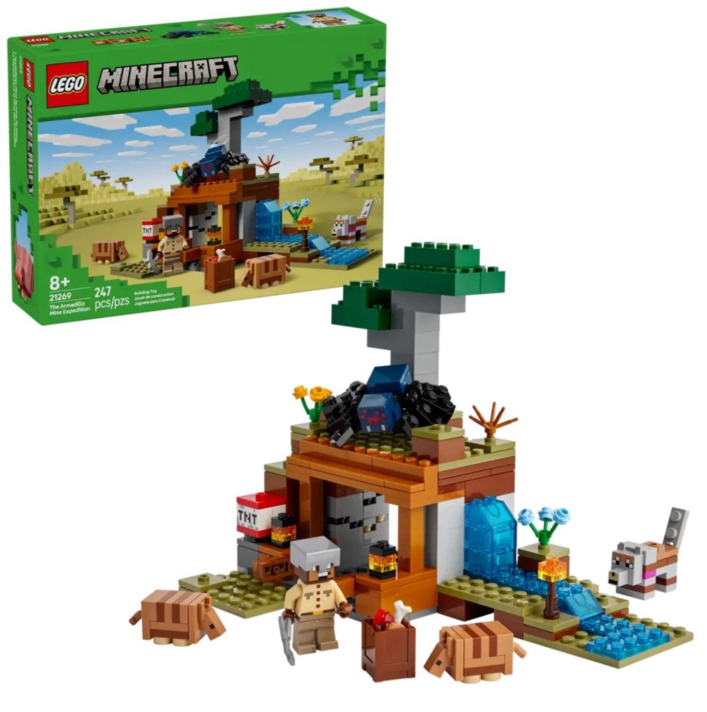 LEGO Minecraft L'expédition de la mine Armadillo, 21269 Composite_or_Mixed