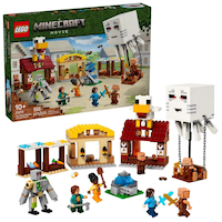 LEGO® Minecraft The Ghast Balloon Village Attack - 21273, 555-pcs, Ages 10+ Composite_or_Mixed