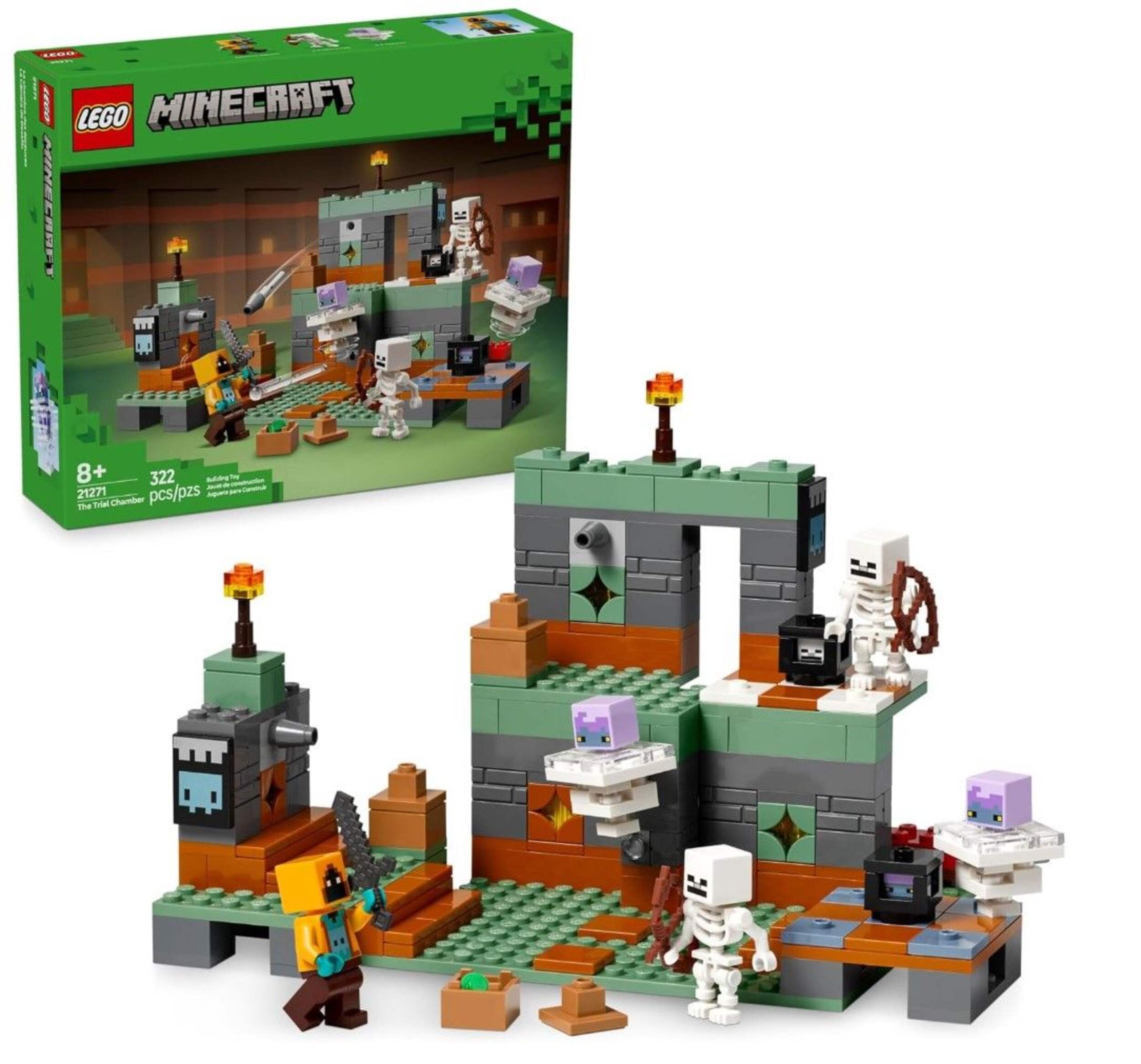 LEGO® Minecraft The Trial Chamber - 21271, 322-pcs, Ages 8+ Composite_or_Mixed