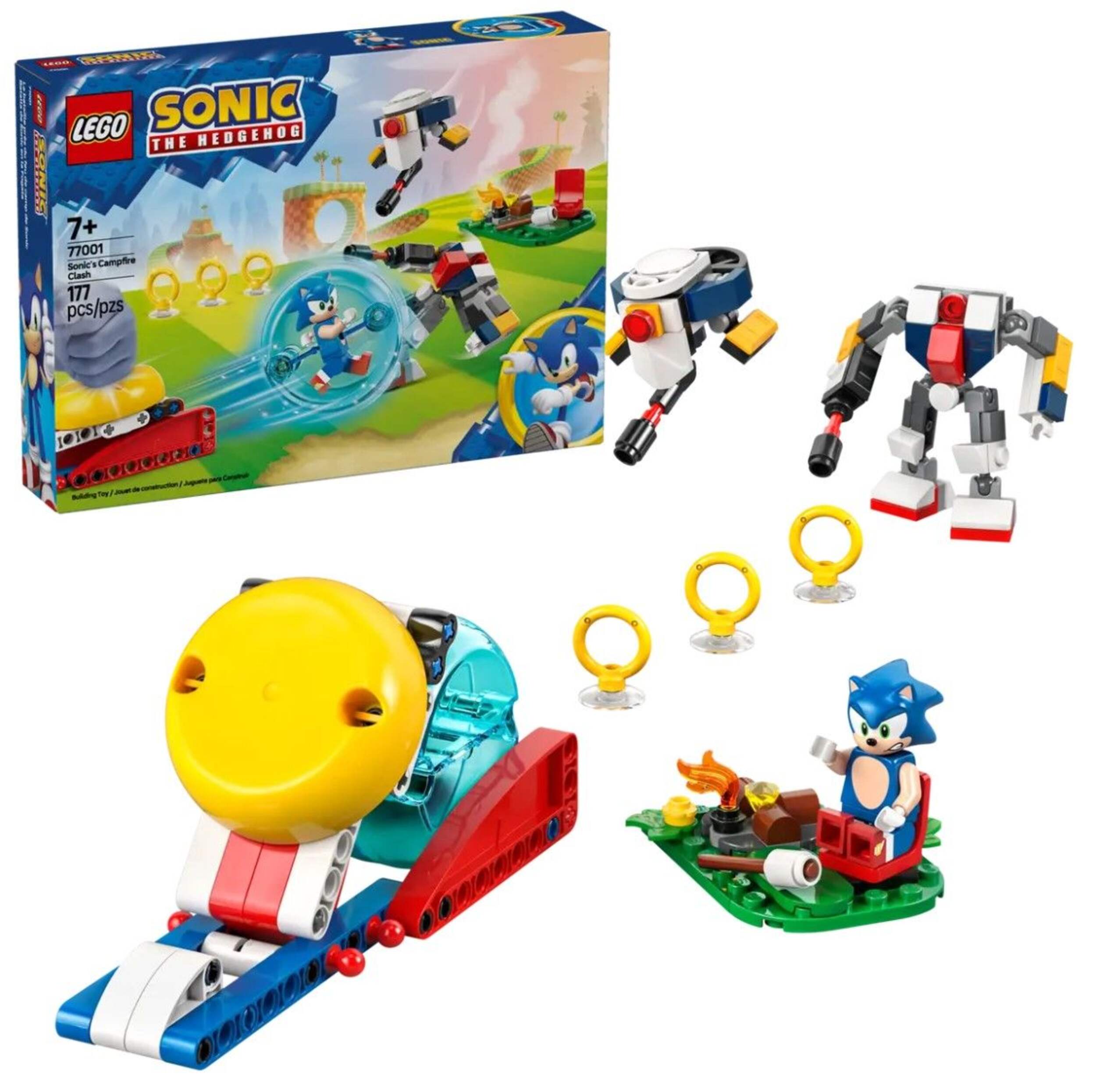 LEGO® Sonic The Hedgehog Sonic's Campfire Clash - 77001, 177-pcs, Ages 7+ Composite_or_Mixed