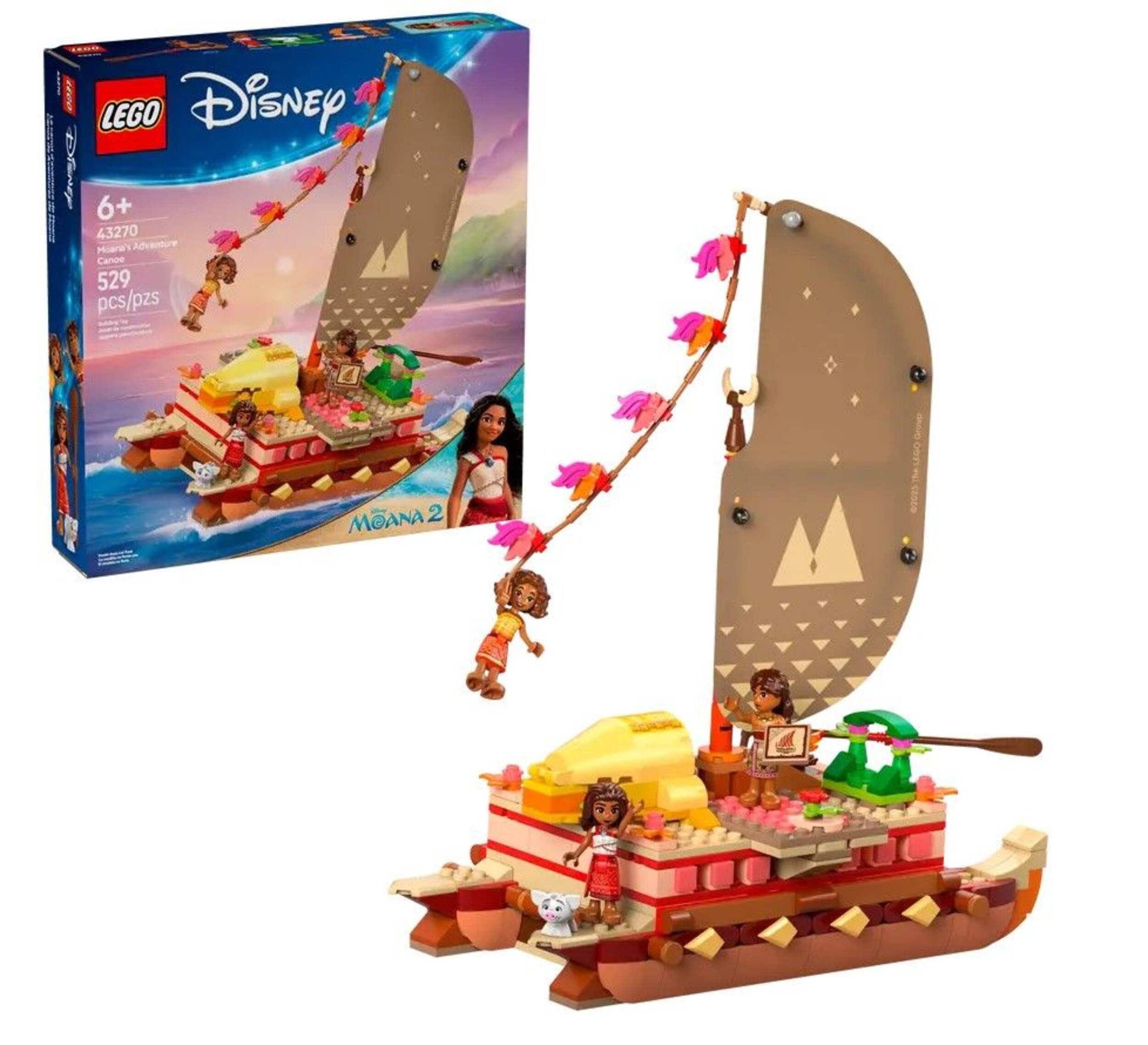 LEGO Princesse Disney Le canot d'aventure de Moana, 43270 Composite_or_Mixed