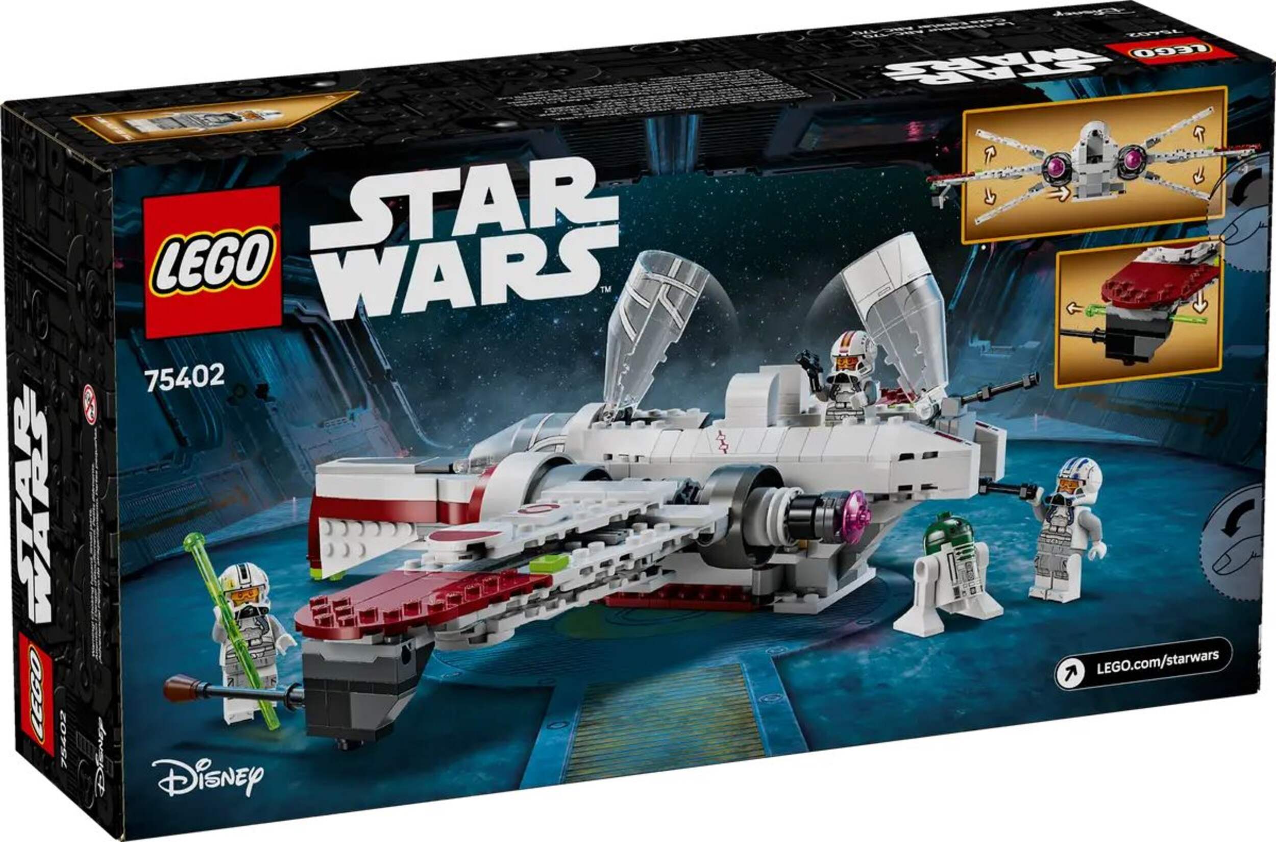 LEGO® Star Wars ARC-170 Starfighter™ - 75402, 497-pcs, Ages 9+ Front_Angled_Right