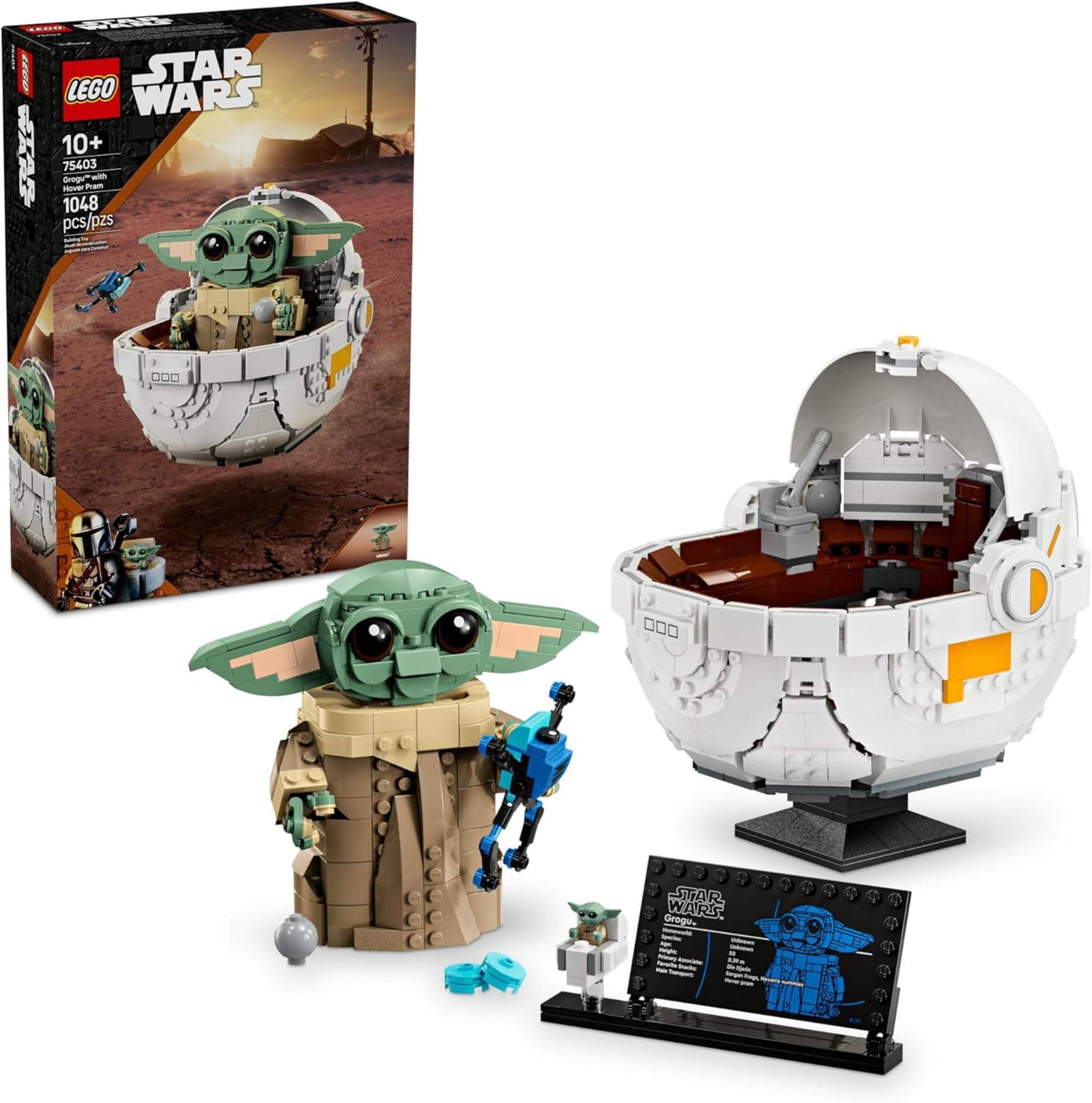 LEGO® Star Wars Grogu™ with Hover Pram - 75403, 1048-pcs, Ages 10+ Composite_or_Mixed